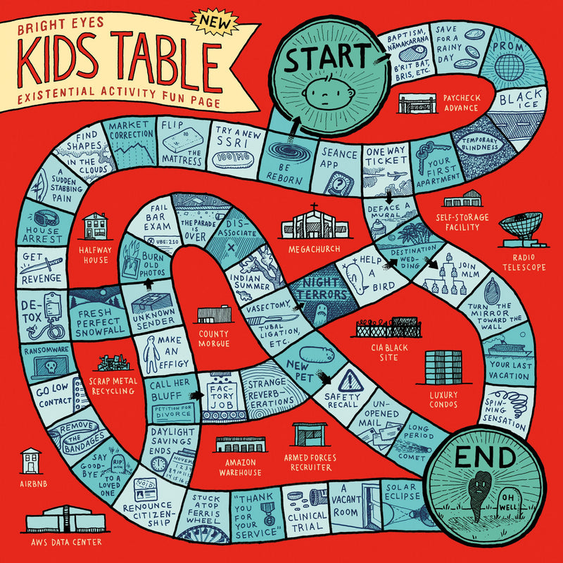 Bright Eyes – Kids Table vinyl record cover