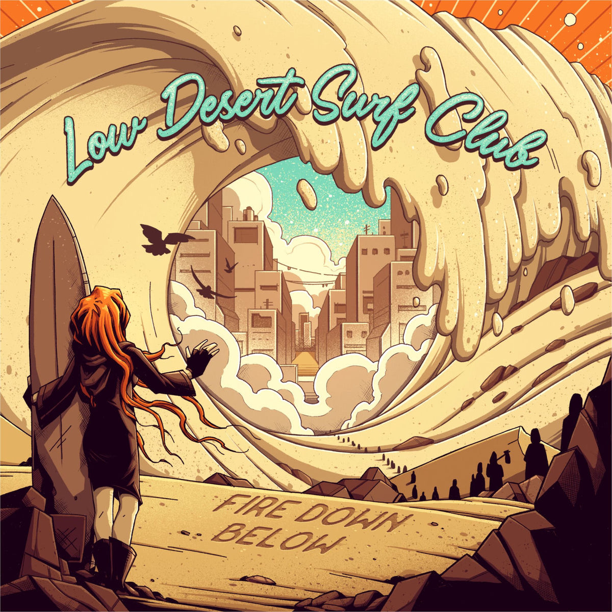 Fire Down Below – Low Desert Surf Club vinyl record cover