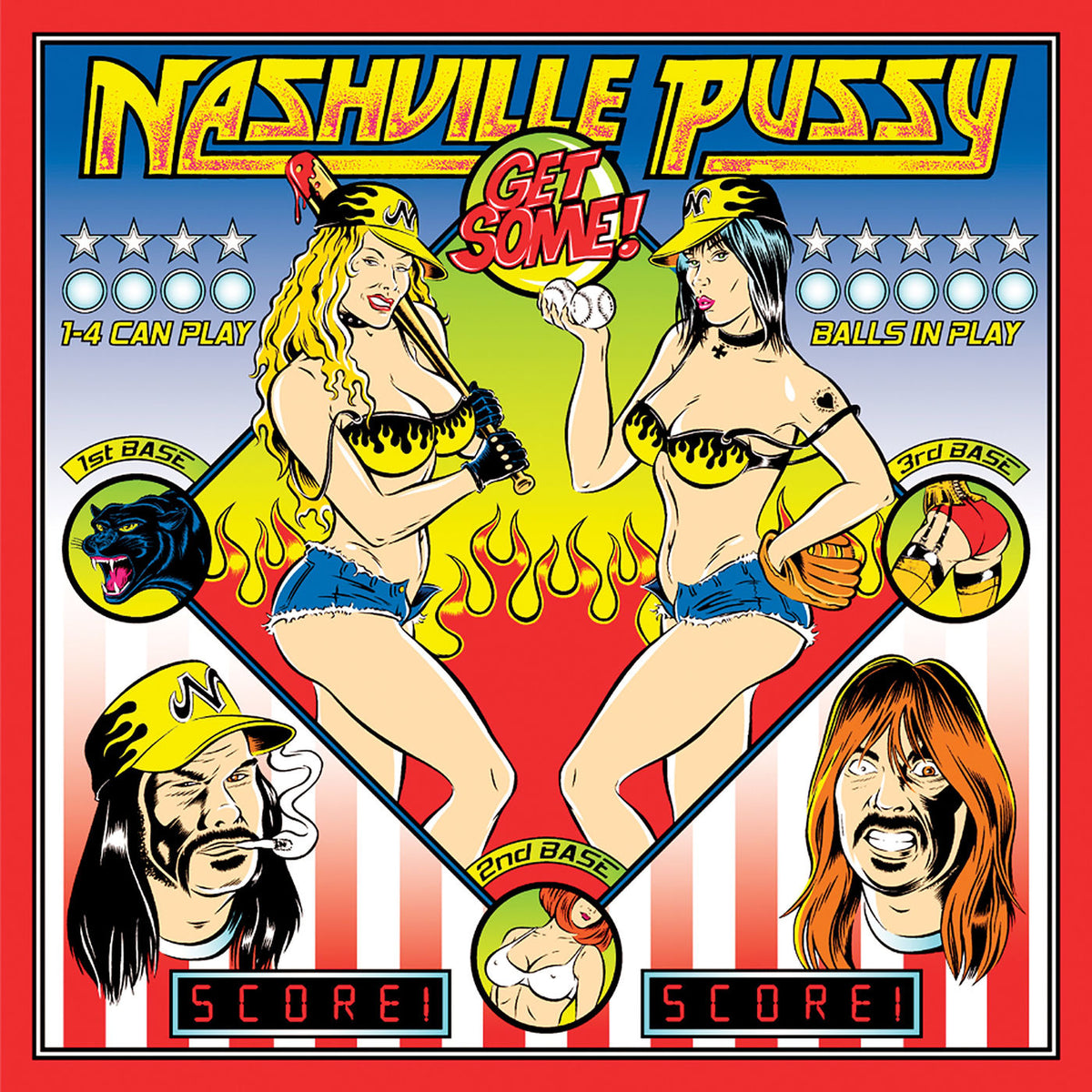 Nashville Pussy – Get Some! vinyl record cover