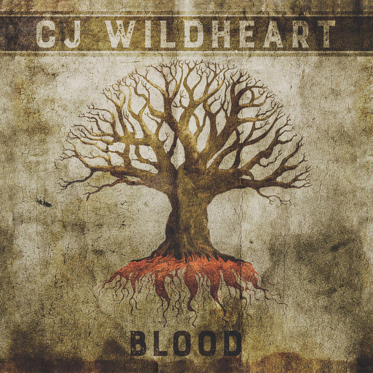 CJ Wildheart – Blood vinyl cover