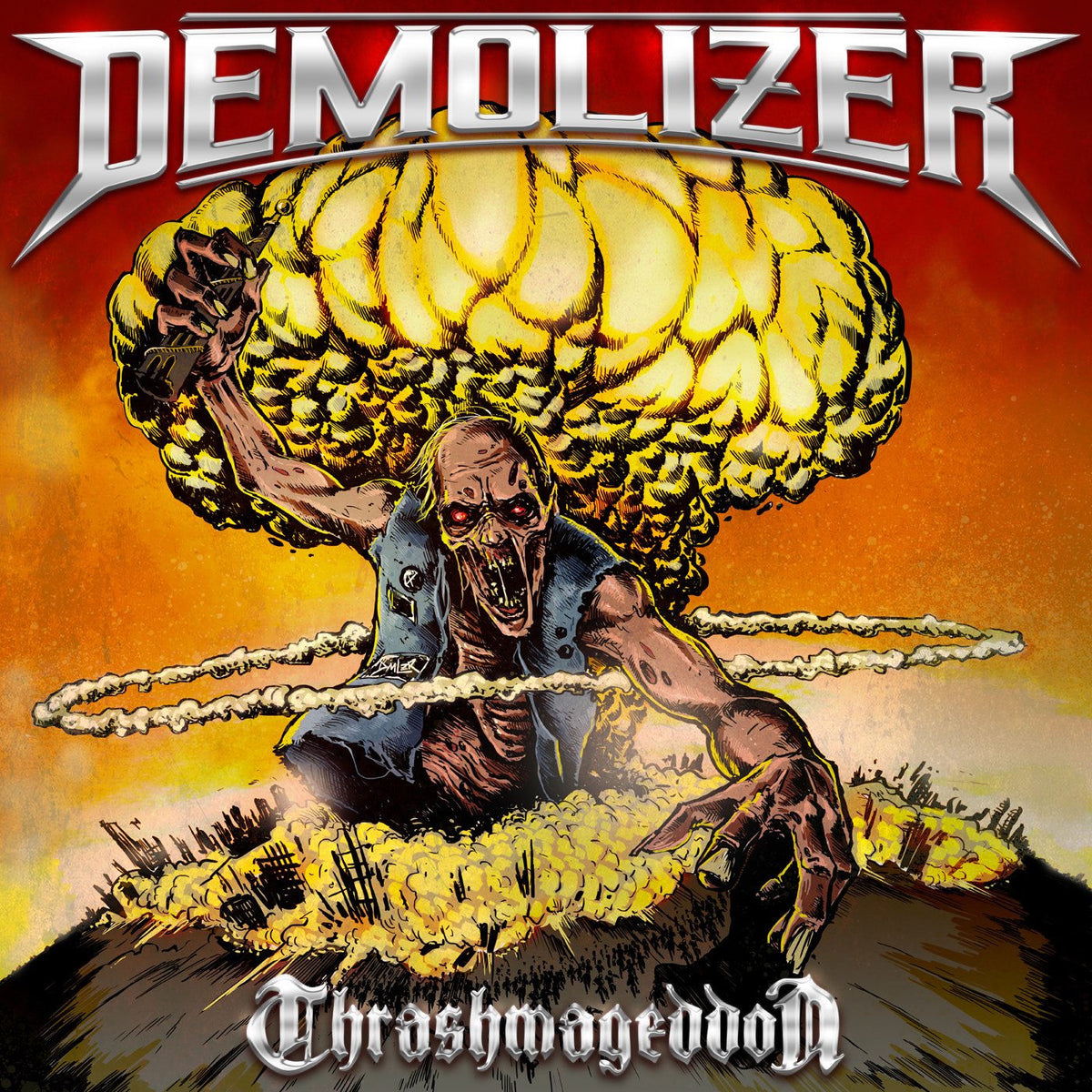 Demolizer – Thrasmageddon vinyl record cover