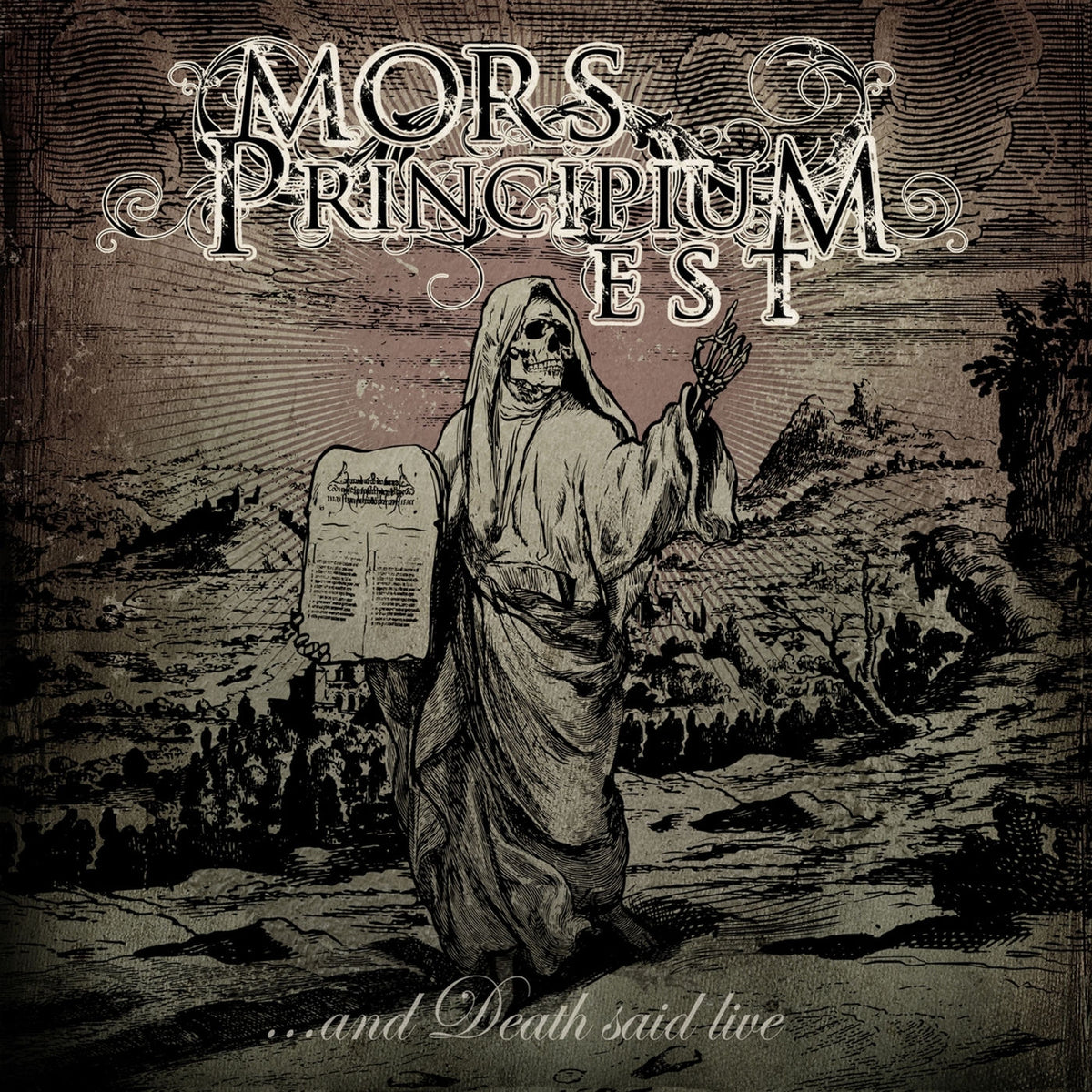 Mors Principium Est – ...And Death Said Live vinyl record cover