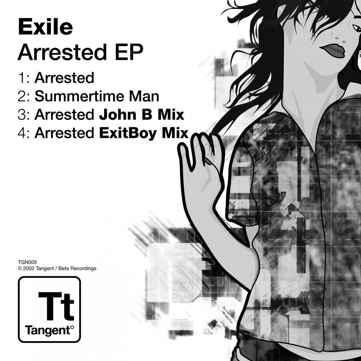 Exile – Arrested EP vinyl cover