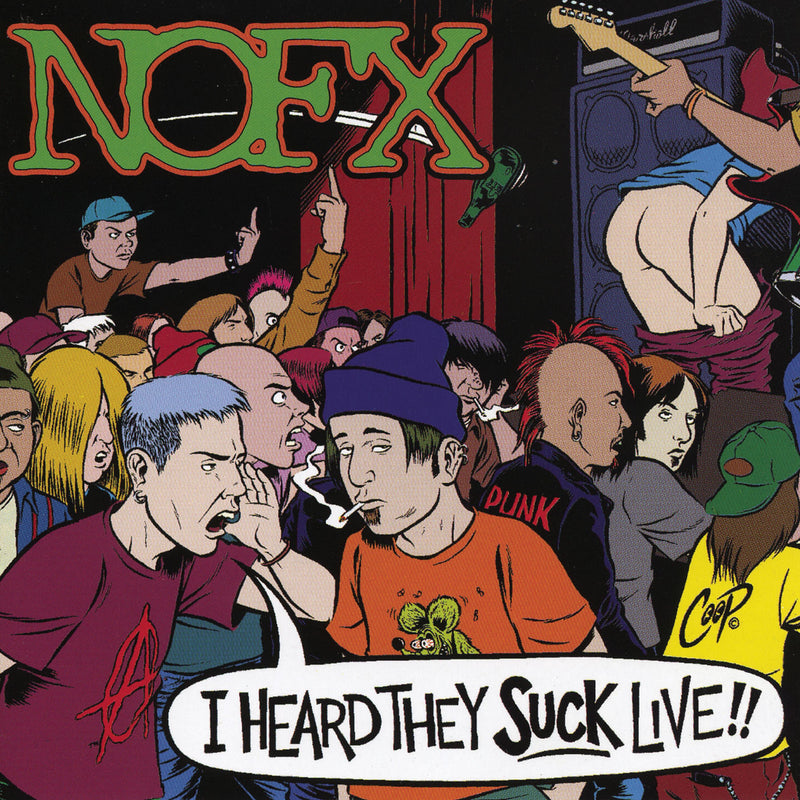 Nofx – I Heard They Suck Live vinyl record cover