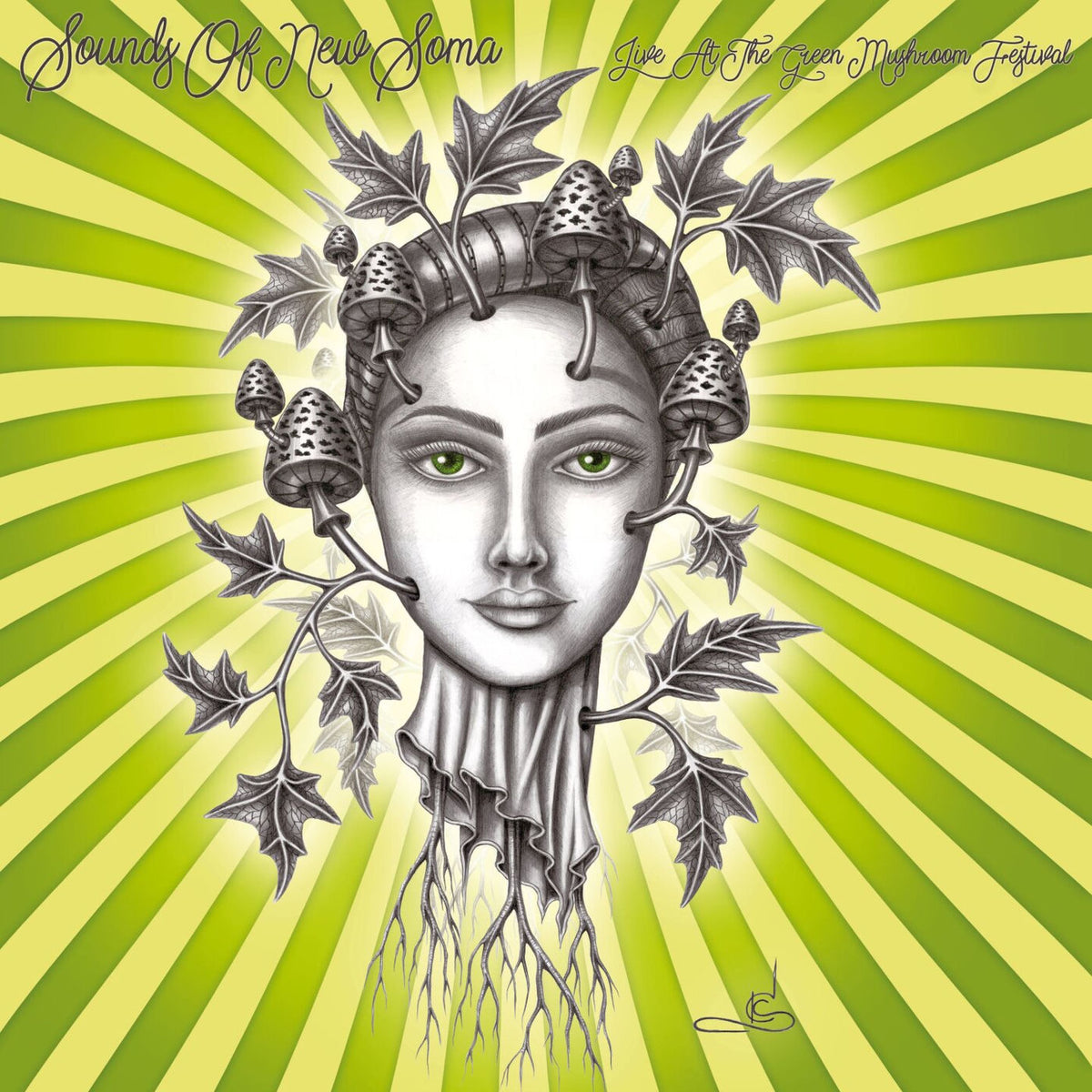 Sounds Of New Soma – Live At The Green Mushroom Festival vinyl record cover