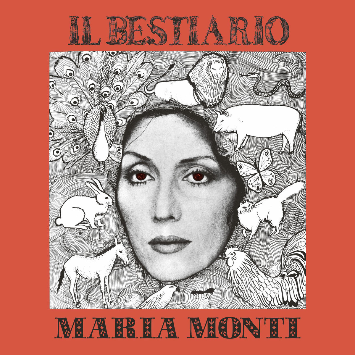 Maria Monti – Il bestiario vinyl cover