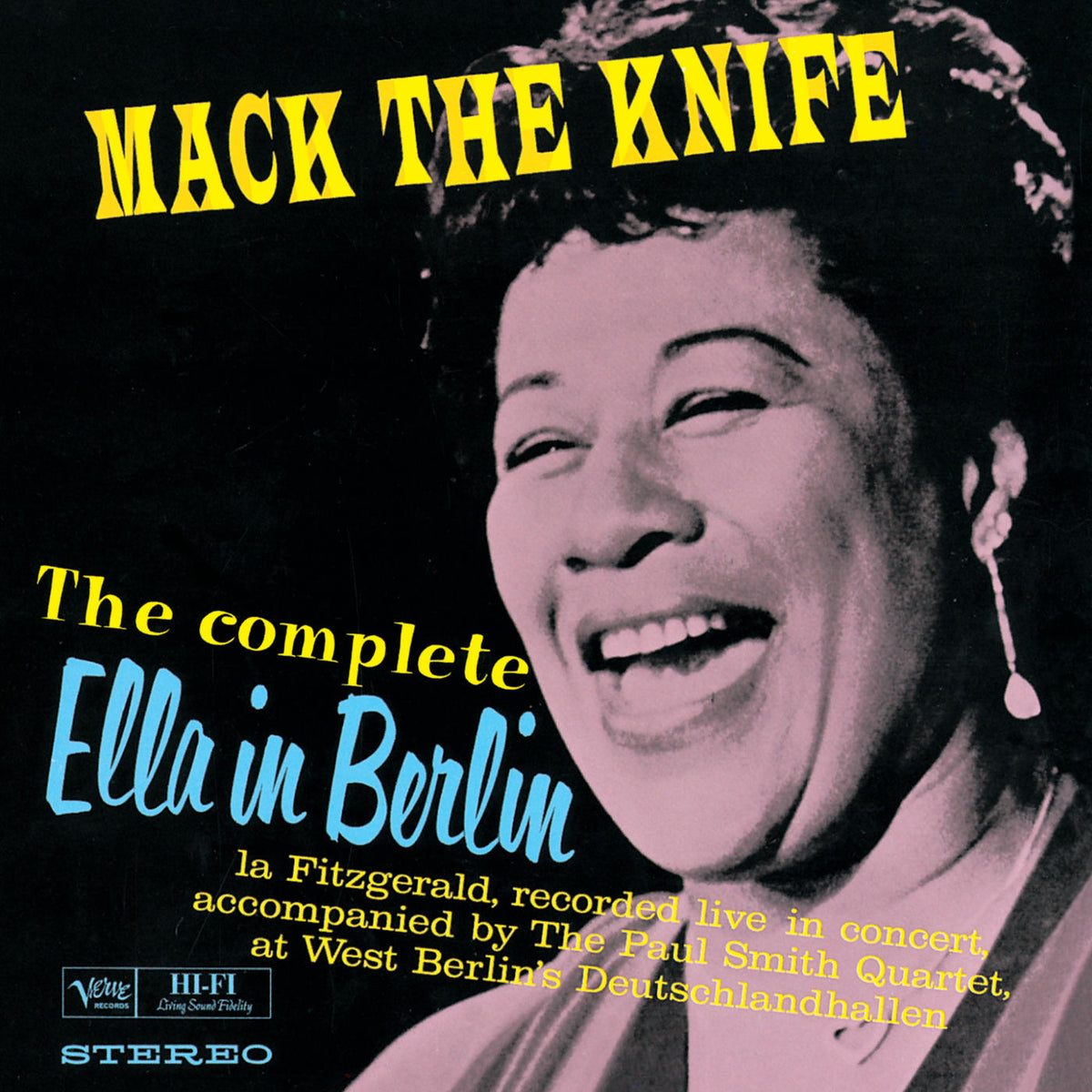 Ella Fitzgerald – Ella in Berlin - Mack the Knife vinyl record cover