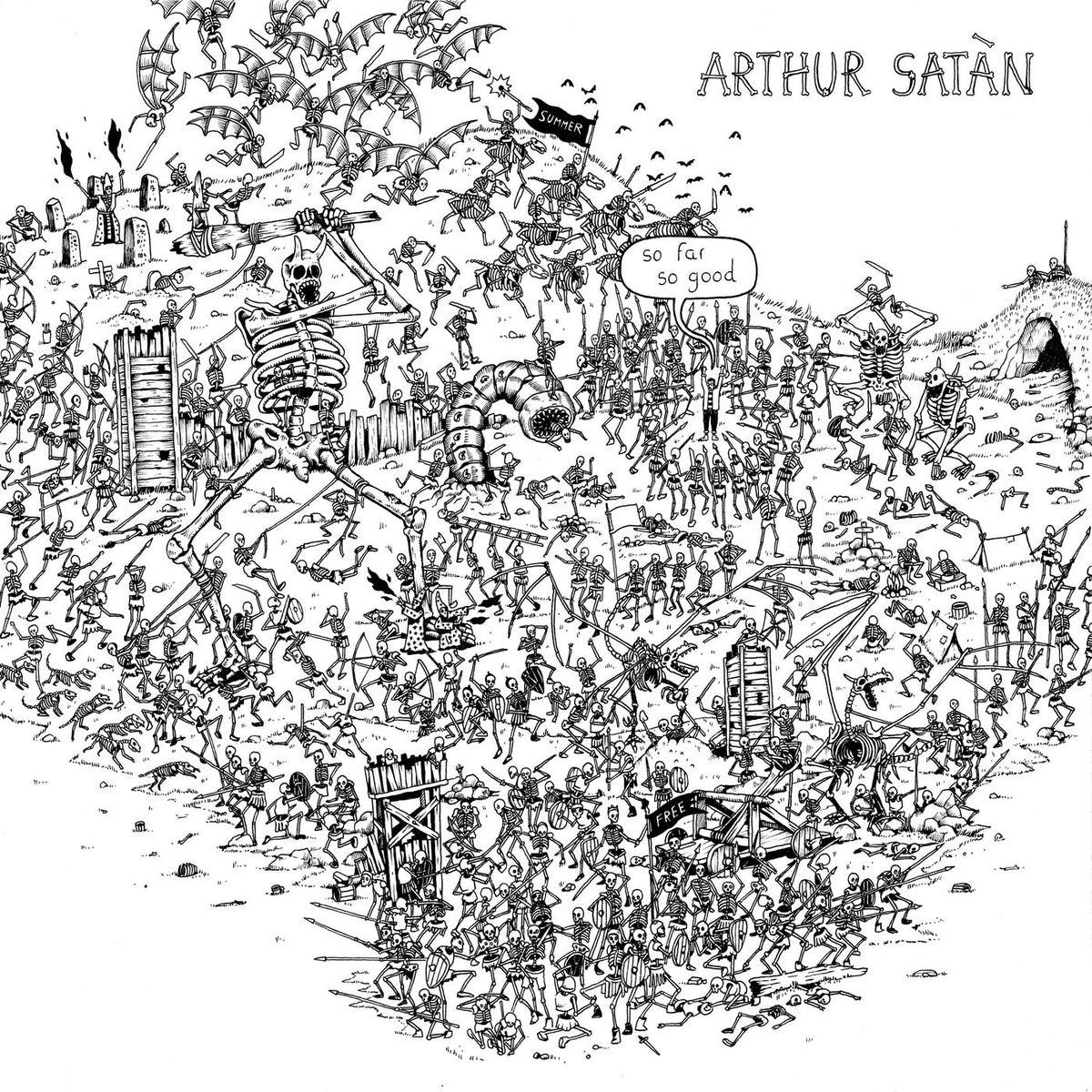 Arthur Satan – So Far So Good vinyl record cover