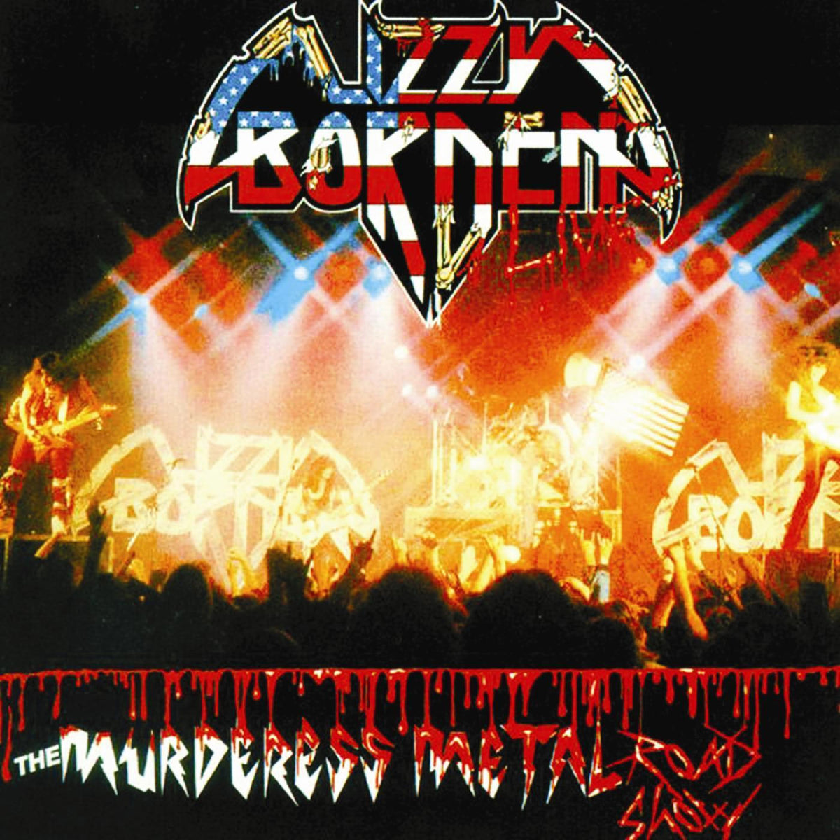 Lizzy Borden – Murderess Metal Road Show: 40th Anniversary (Dark Orange Vinyl) vinyl record cover
