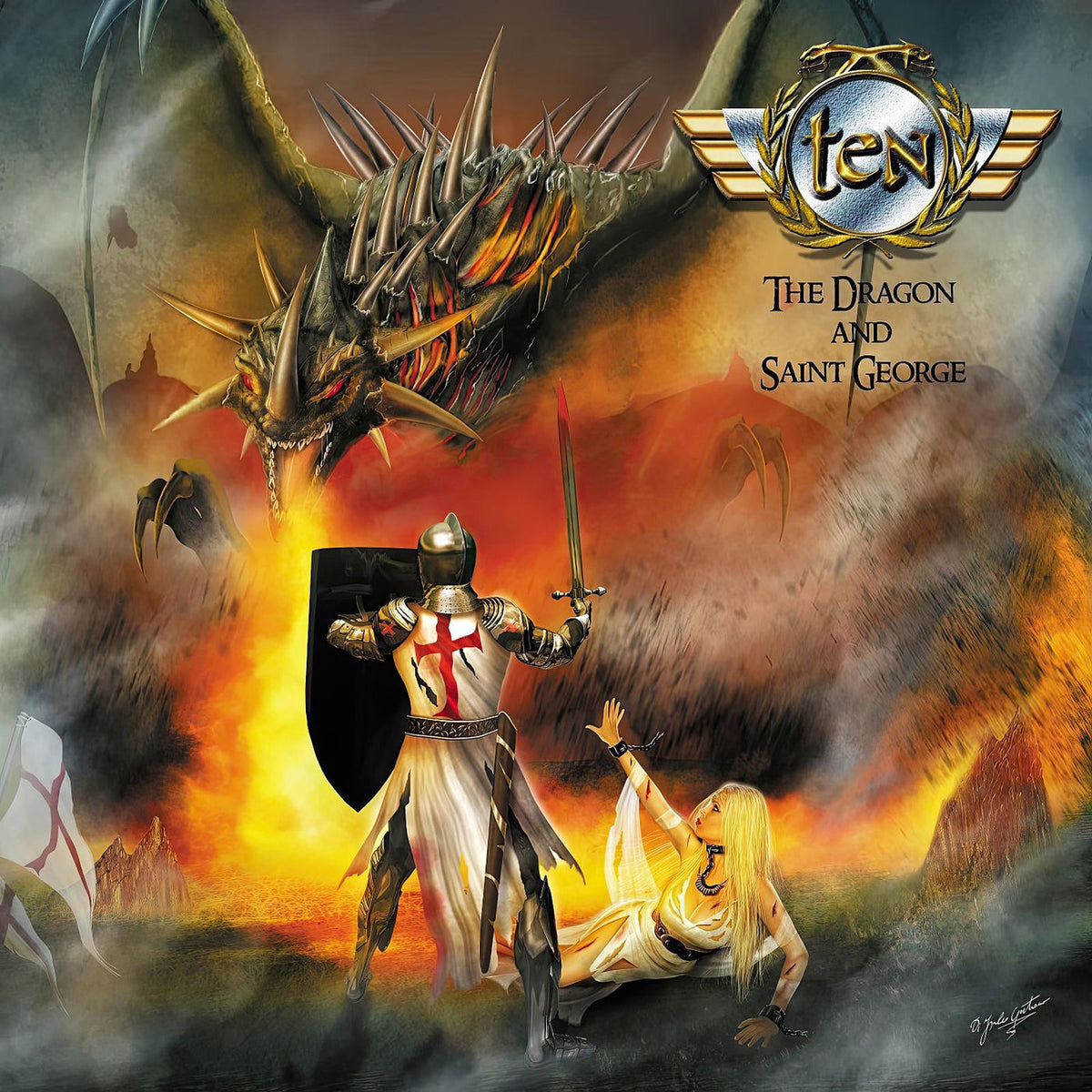 Ten – The Dragon and Saint George vinyl cover