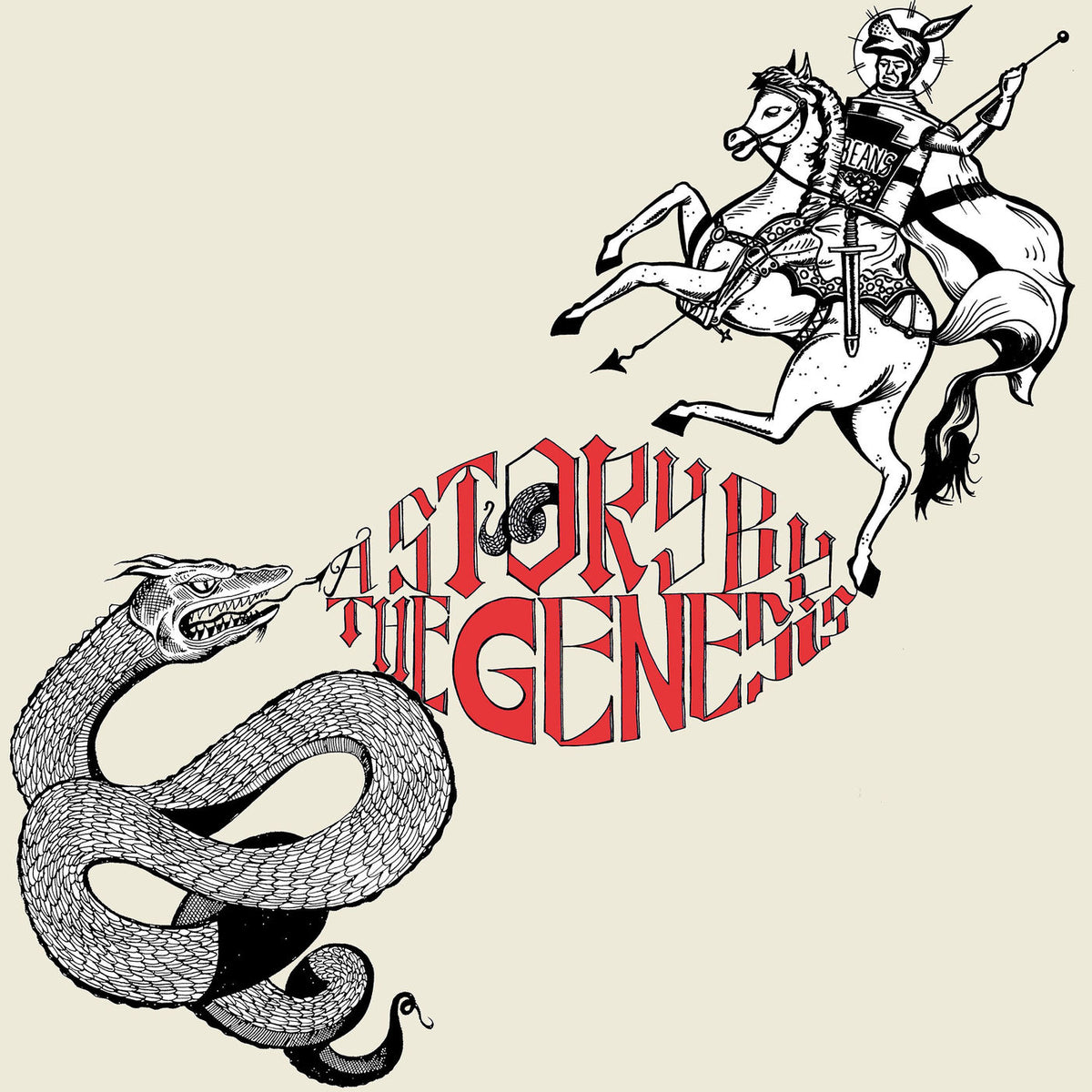 The Genesis – A Story vinyl record cover