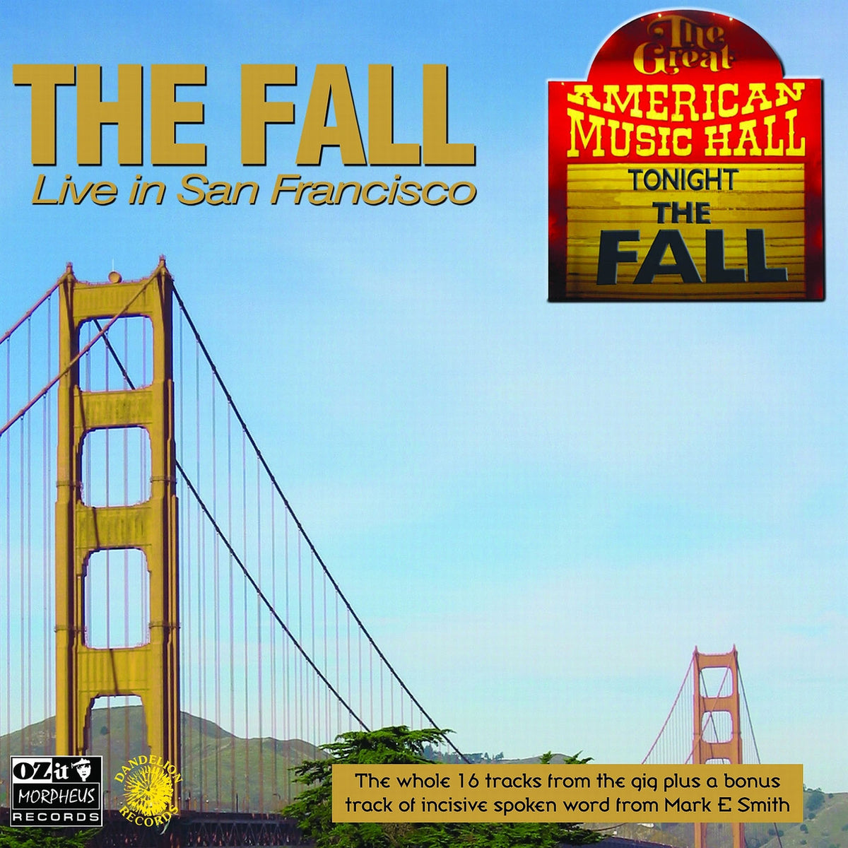 The Fall – Live in San Fransisco vinyl cover