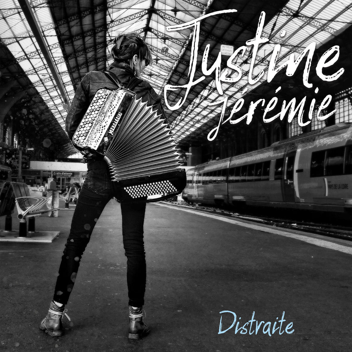 Justine Jeremie – Distraite [LP] vinyl record cover