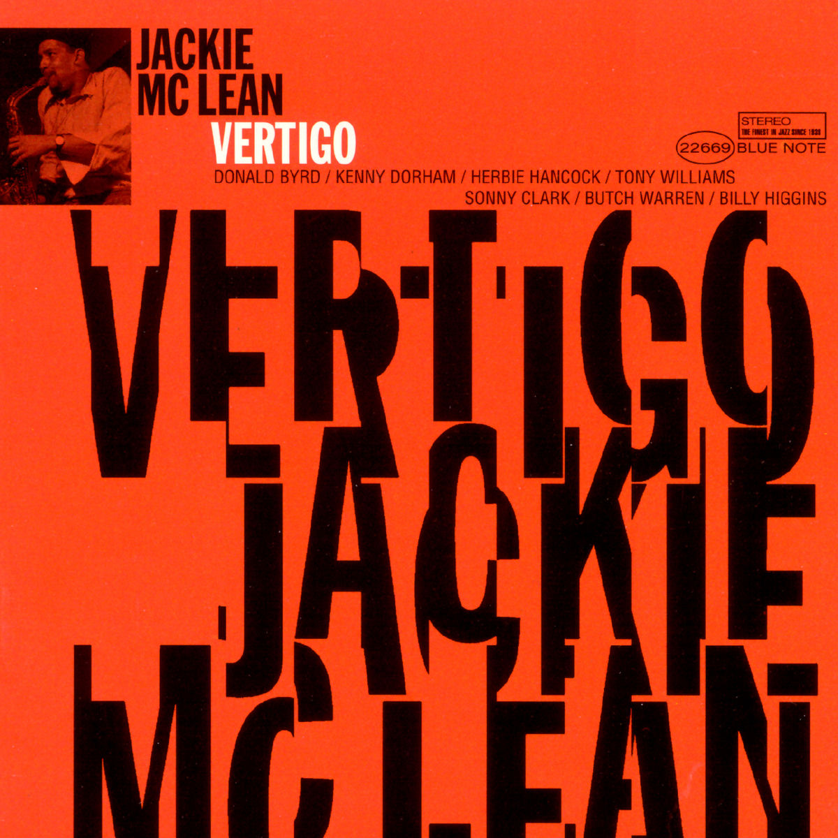 Jackie McLean – Vertigo vinyl record cover