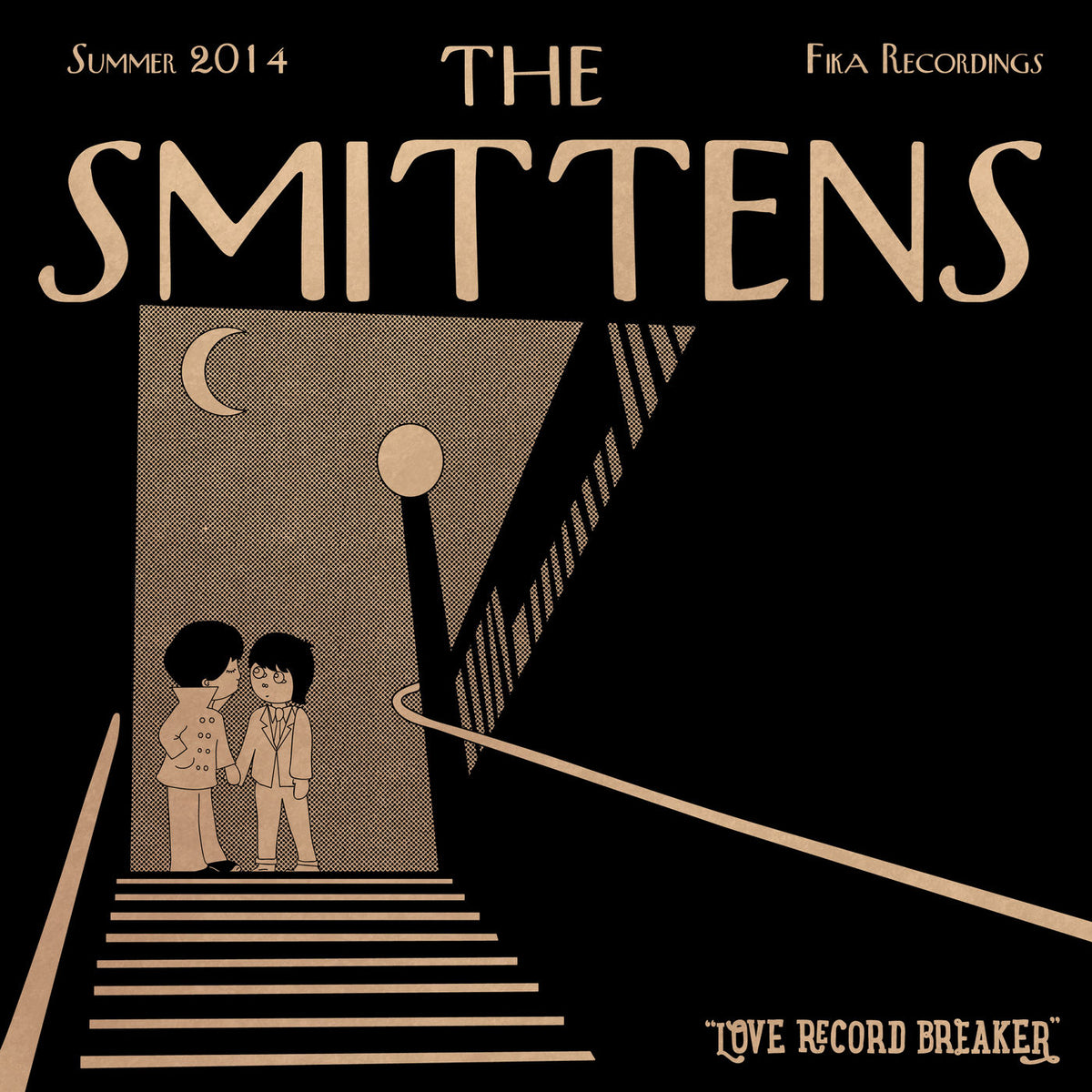 The Smittens – Love Record Breaker vinyl cover