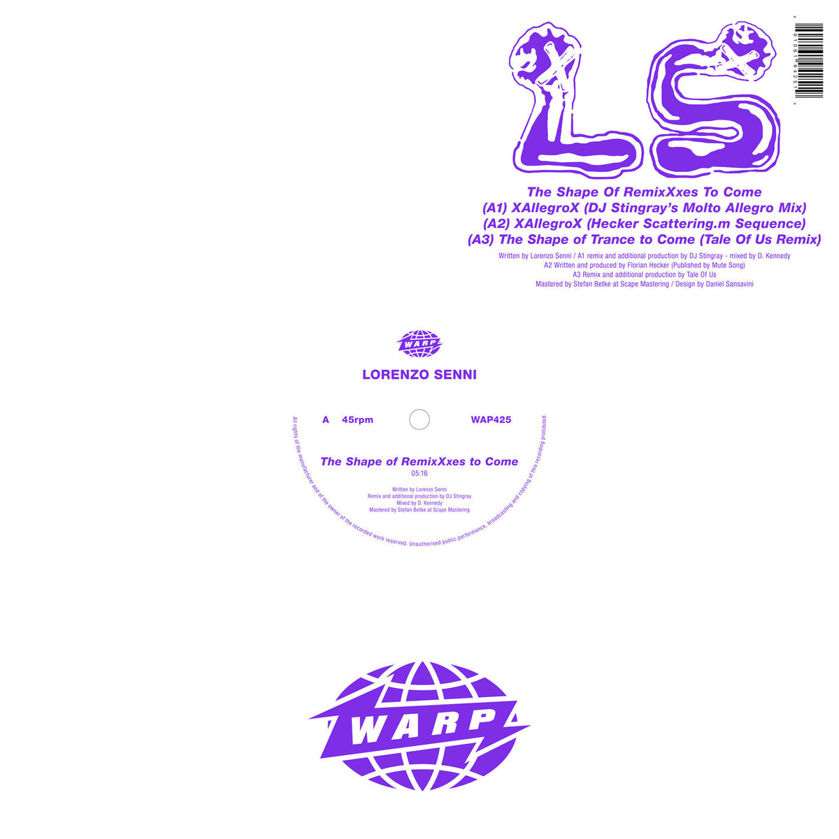 Lorenzo Senni – The Shape Of RemixXxes To Come vinyl cover
