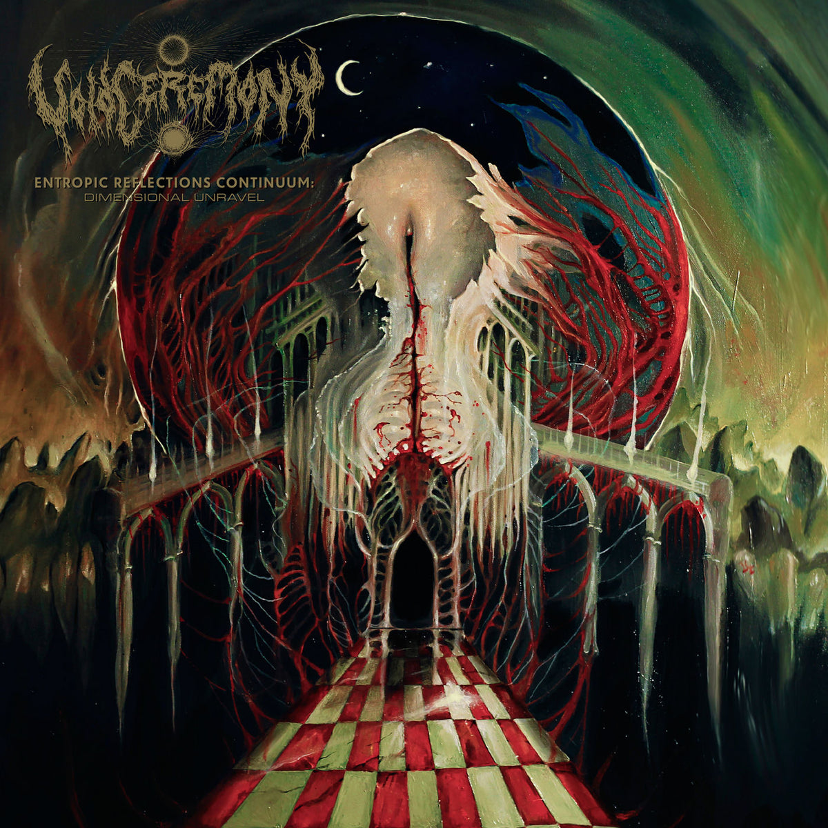 Voidceremony – Entropic Reflections Continuum: Dimensional Unravel (Gold In vinyl record cover