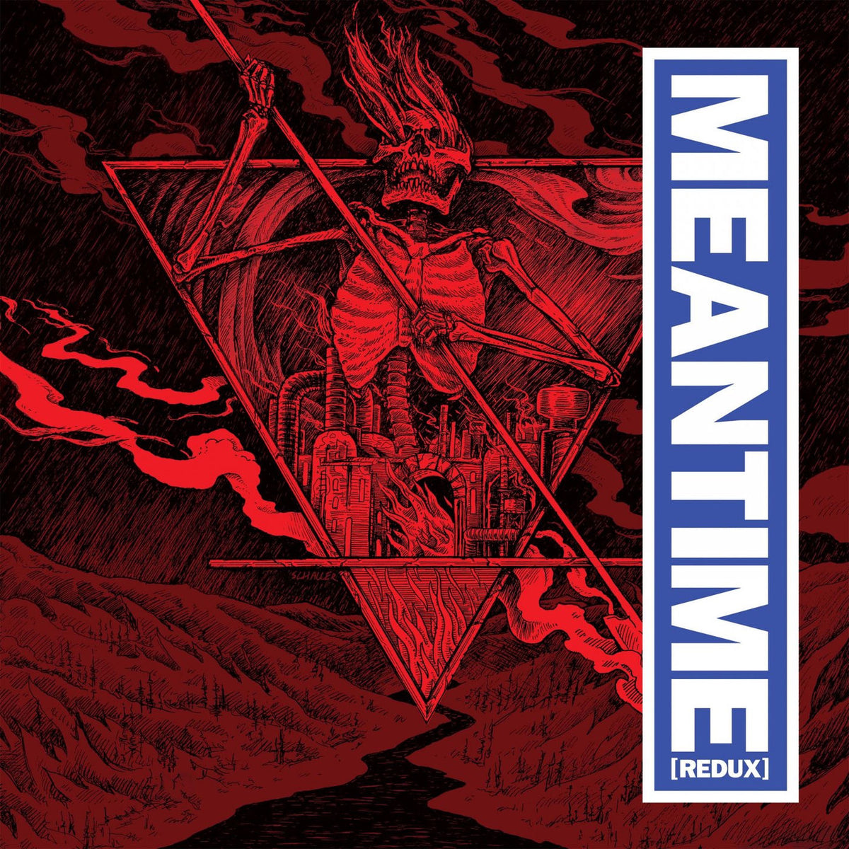 Various Artists – Meantime (REDUX) (DLX) vinyl record cover