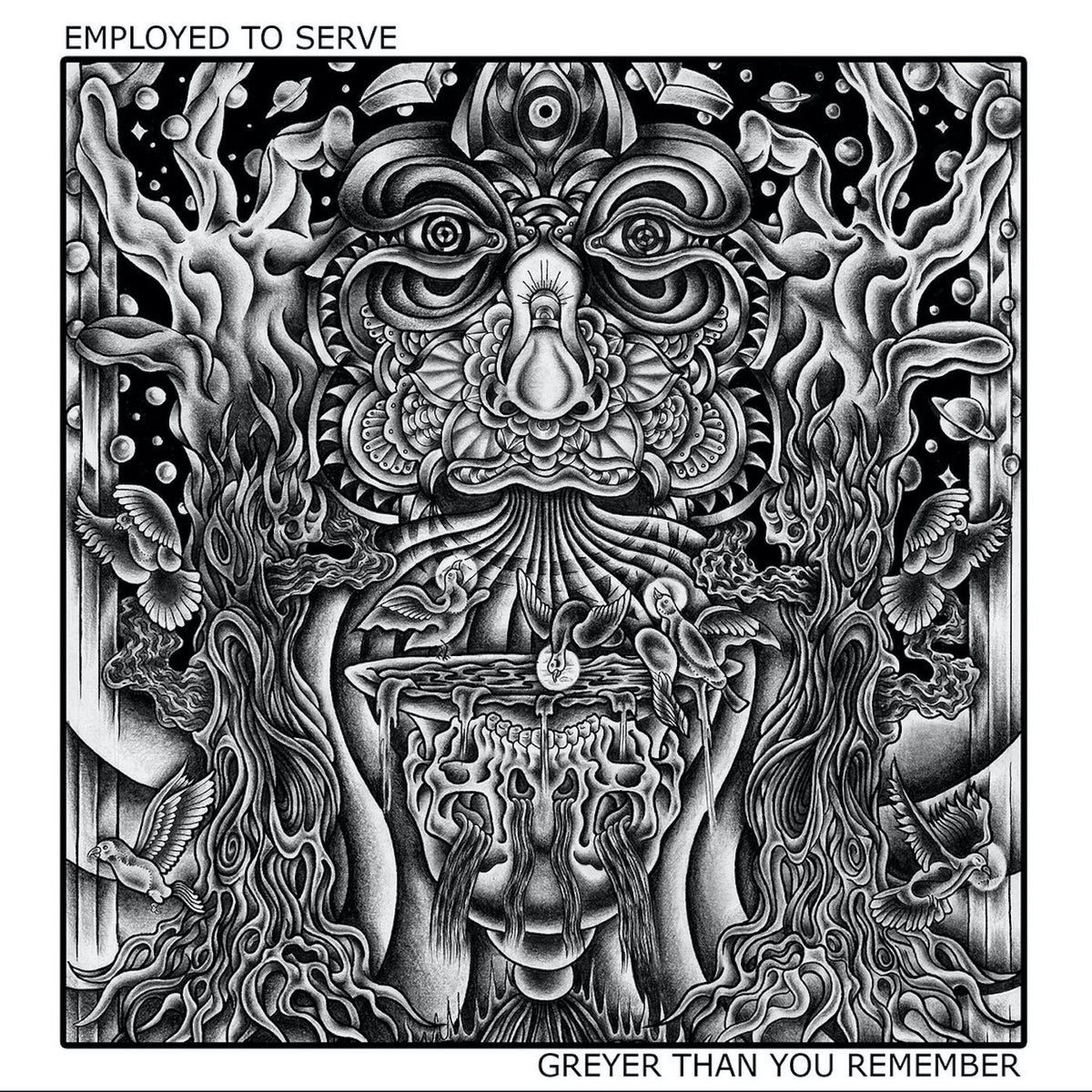 Employed To Serve – Greyer Than You Remember vinyl cover