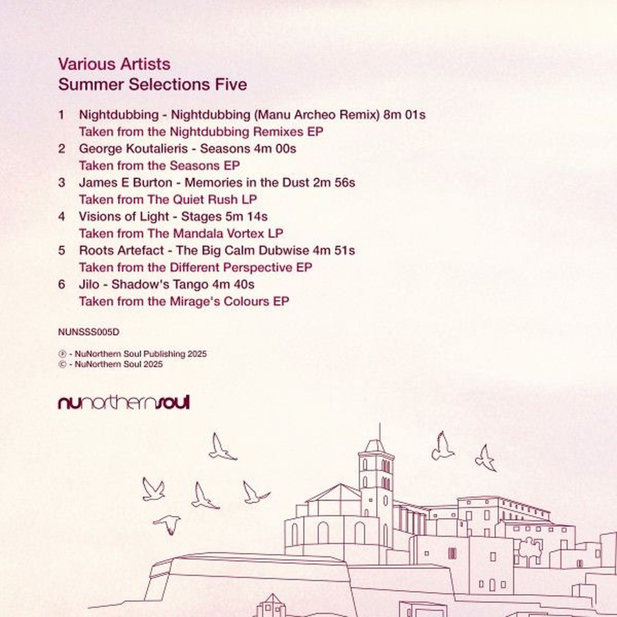 Various Artists – Summer Selections Five vinyl record cover