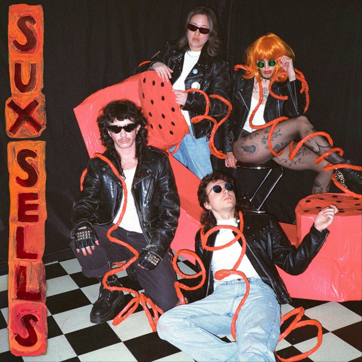 SUX – Sux Sells (Red Vinyl) vinyl record cover