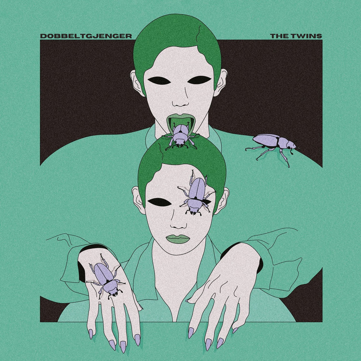 Dobbeltgjenger – The Twins vinyl record cover