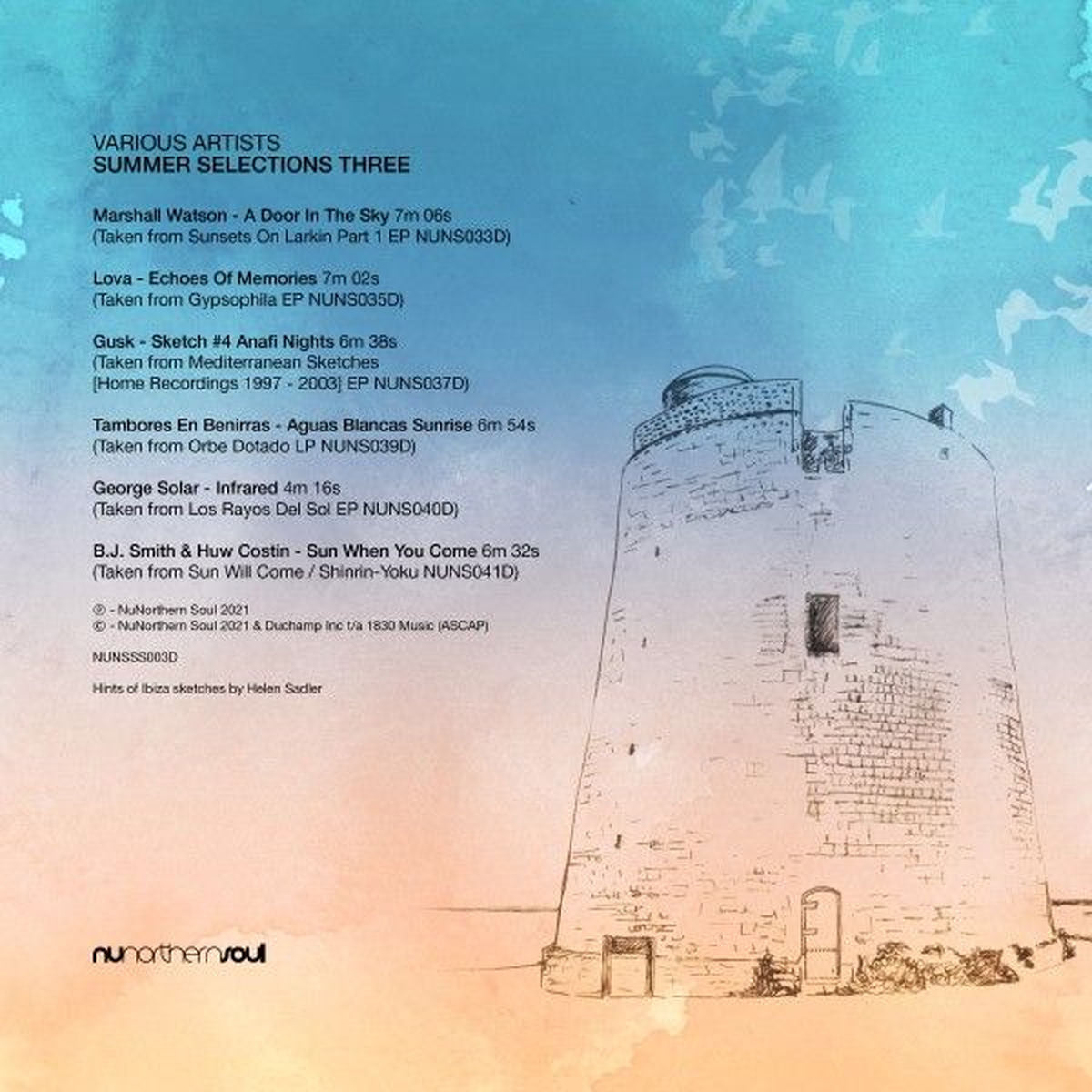 Various Artists – Summer Selections Three vinyl record cover