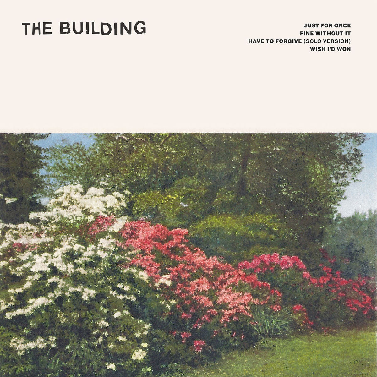 The Building – Just for Once vinyl record cover