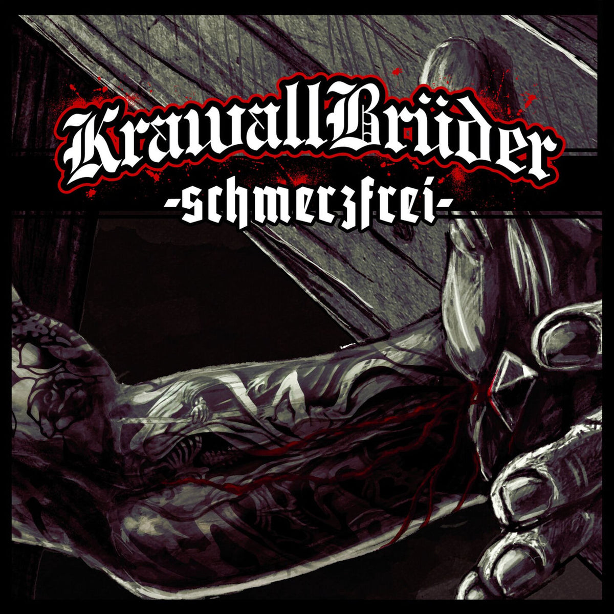 Krawallbruder – Schmerzfrei vinyl record cover