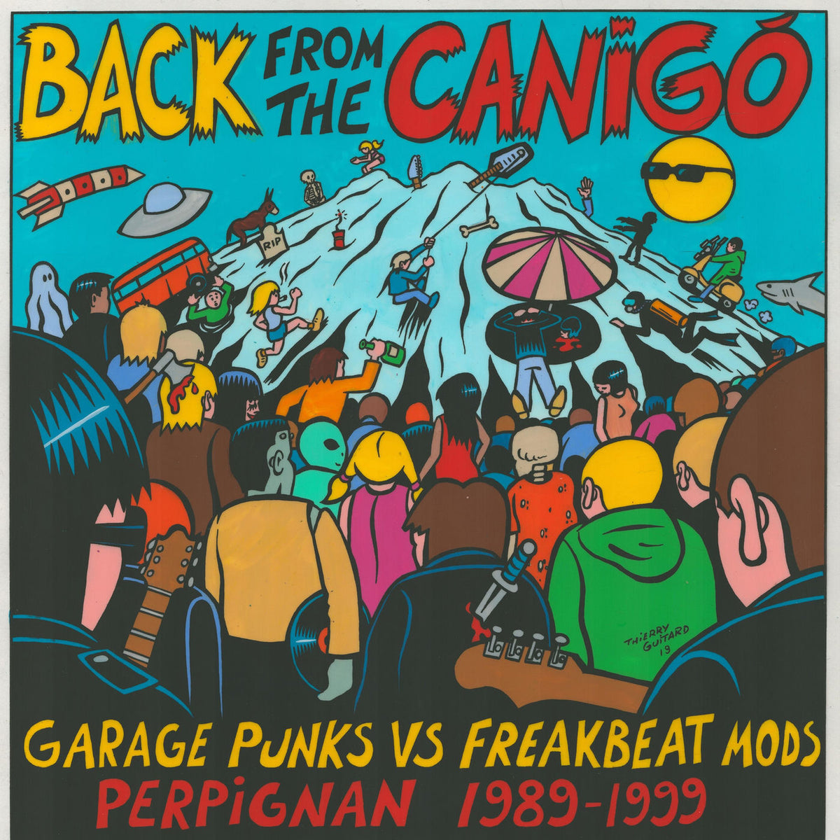 Various Artists – Back from the Canigó - Garage Punks vs Freakbeat Mods Perpignan 1989-1999 vinyl cover