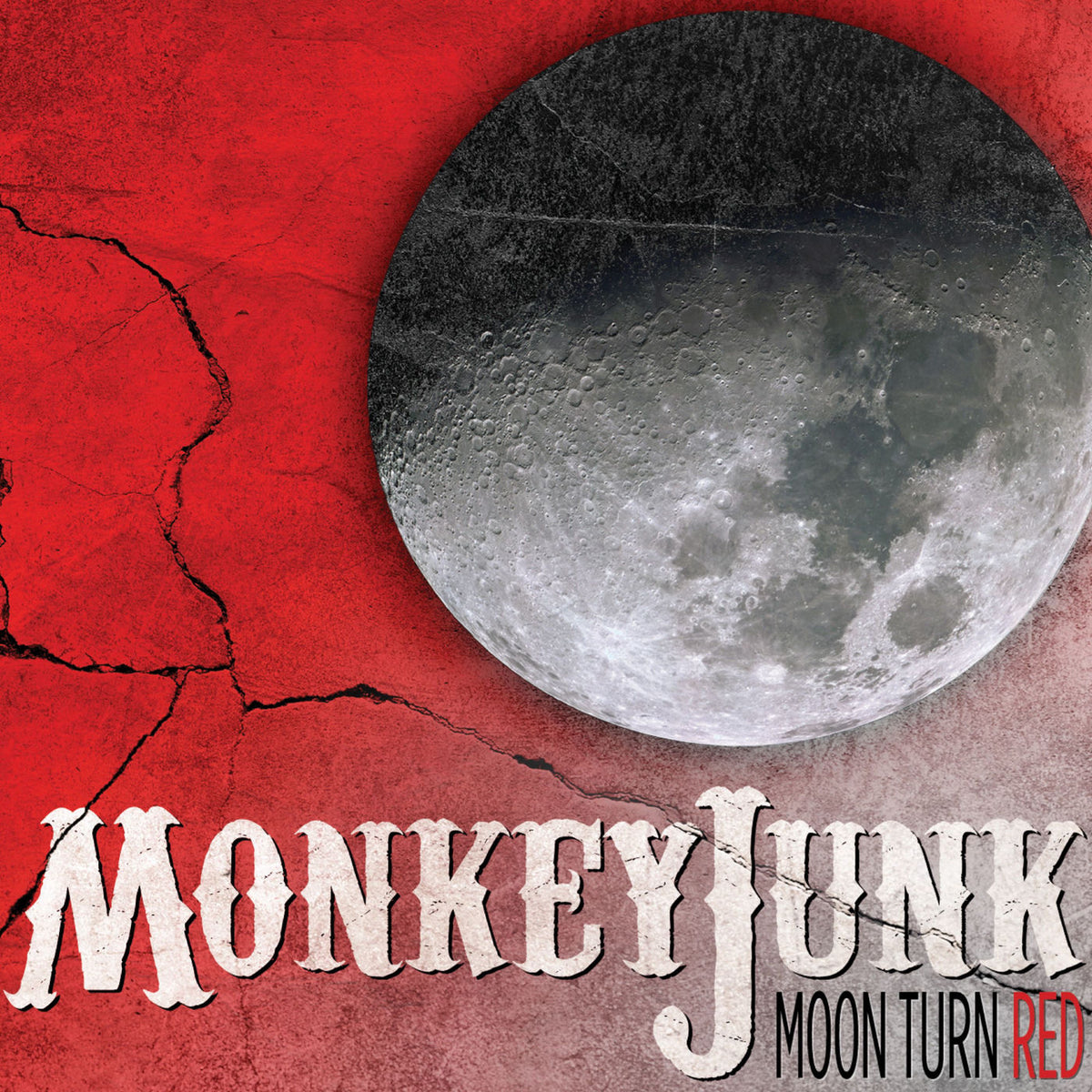 Monkeyjunk – Moon Turn Red vinyl record cover