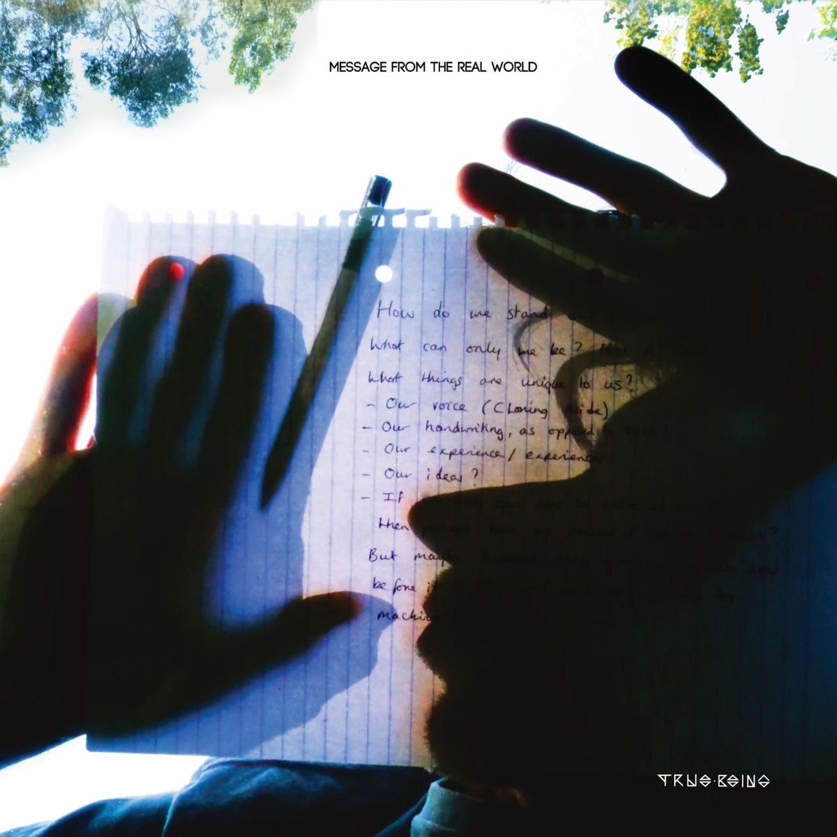 True Being – Message from the Real World vinyl record cover