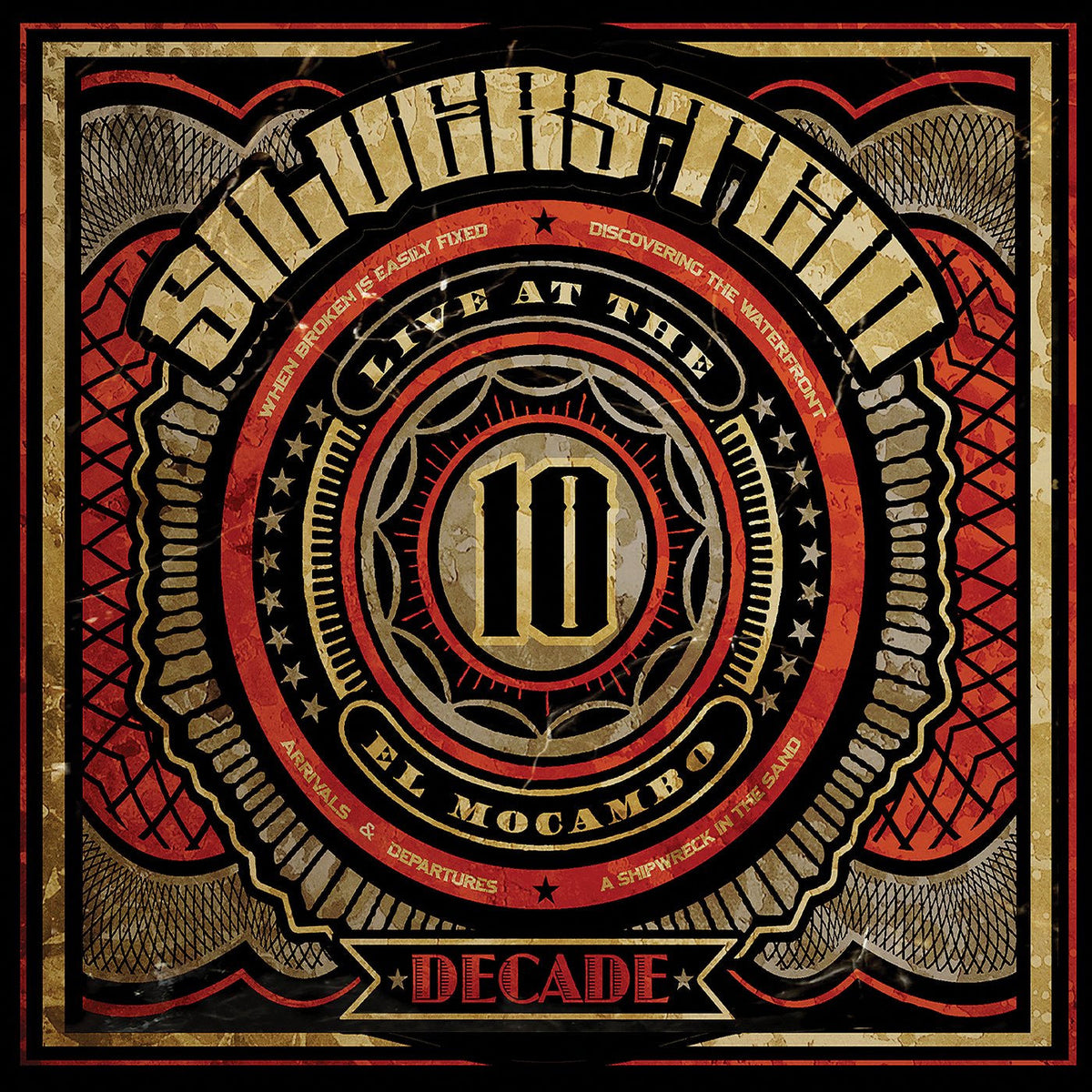 Silverstein – Decade(Limited Edition) (Highlighter Yellow Vinyl) vinyl record cover