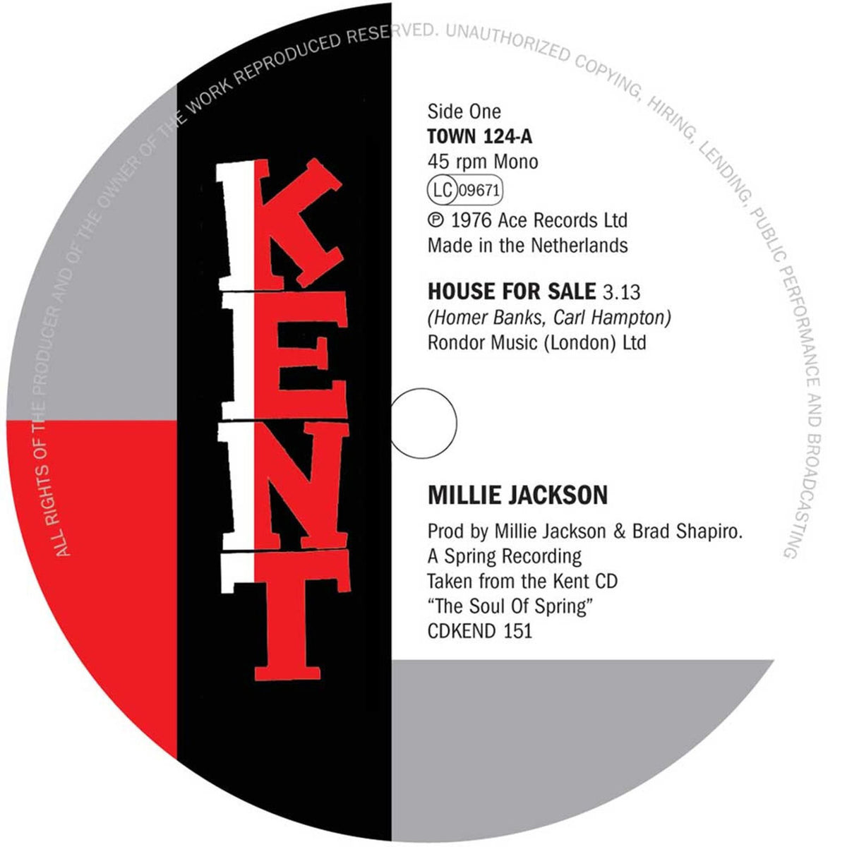 Millie Jackson – House for Sale / Come Through Me vinyl cover