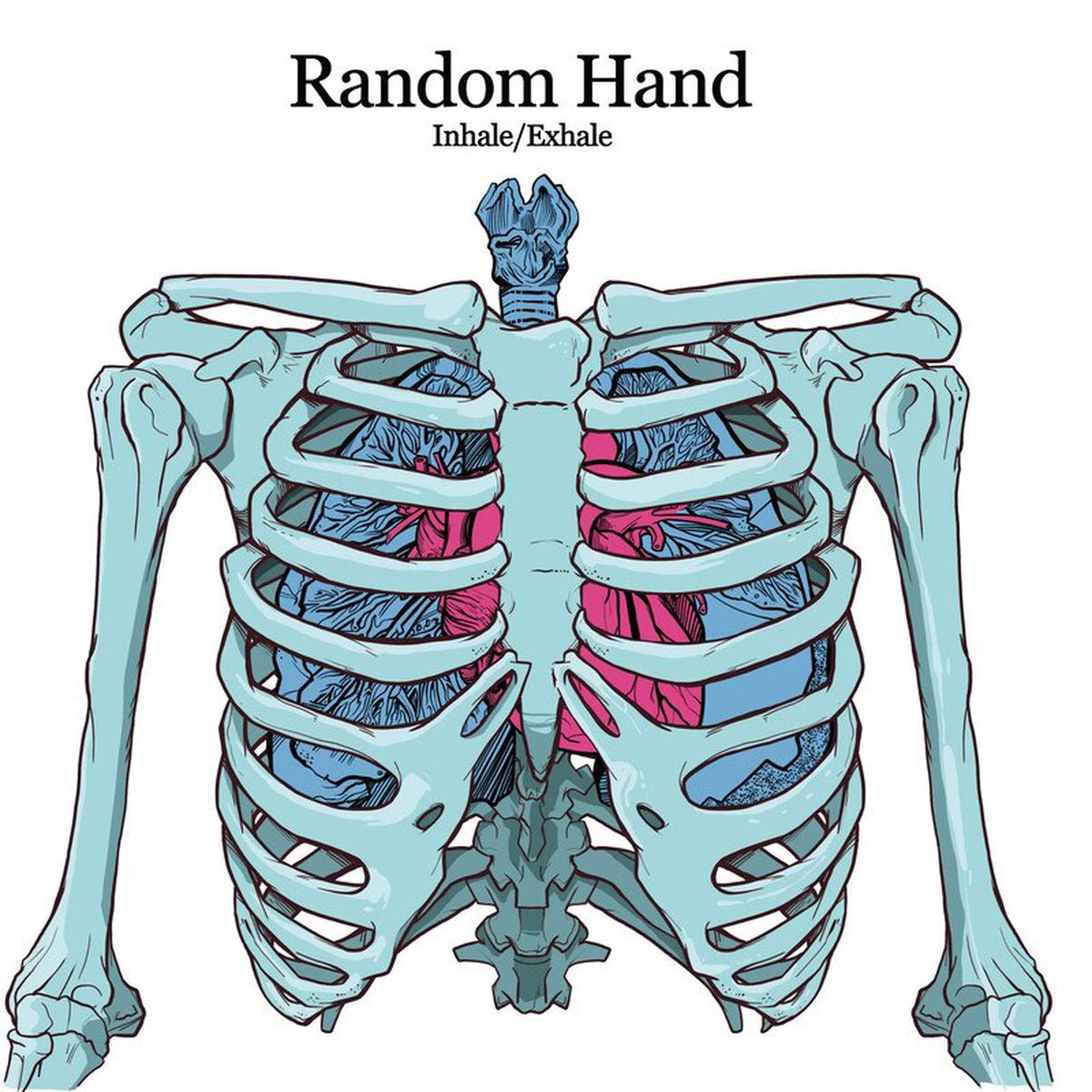 Random Hand – Inhale/Exhale vinyl record cover