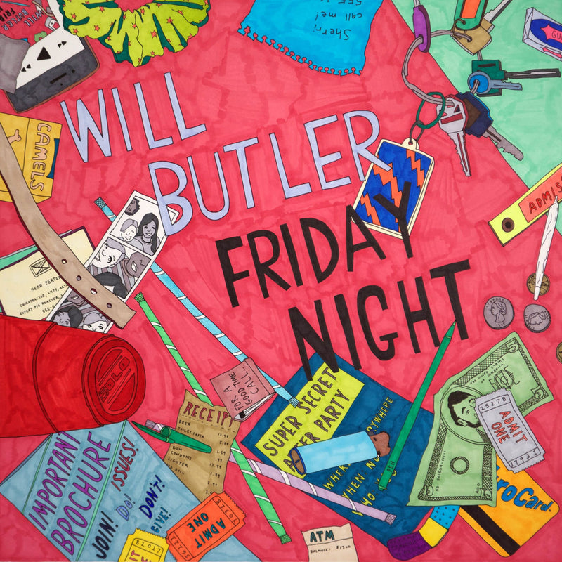 Will Butler – Friday Night vinyl record cover
