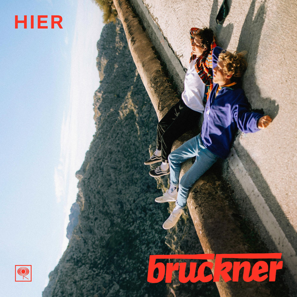 Bruckner – HIER vinyl record cover