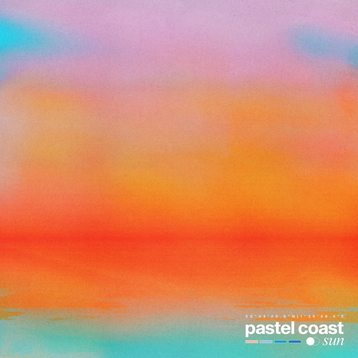 Pastel Coast – SUN vinyl record cover
