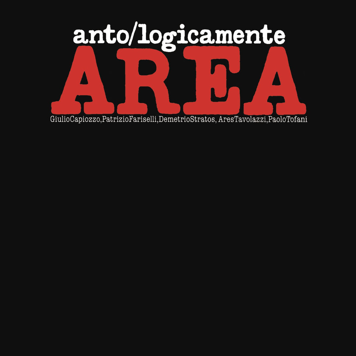AREA – Anto/Logicamente vinyl record cover
