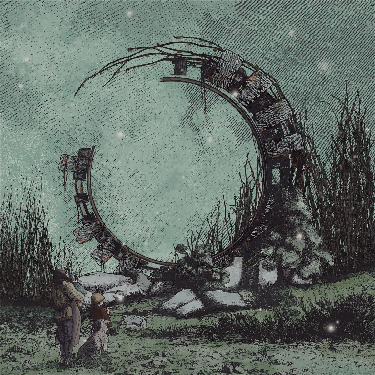 The World Is A Beautiful Place & I Am No Longer A – Illusory Walls (Black Vinyl) vinyl record cover
