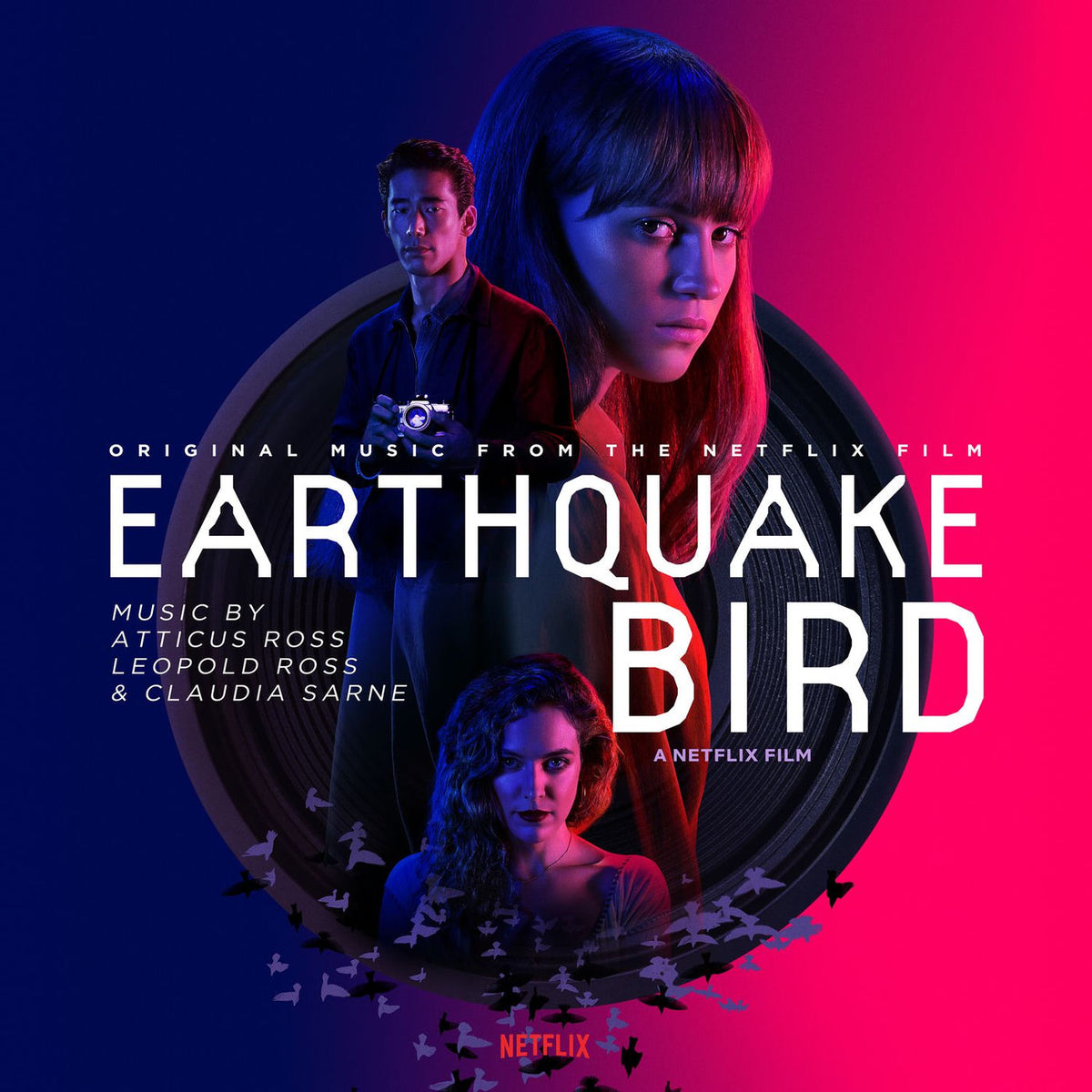 Atticus Ross – Earthquake Bird (Original Music from the Netflix Film) vinyl cover