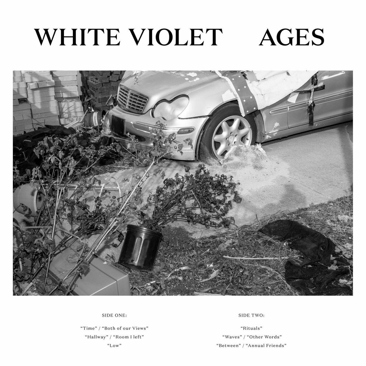White Violet – AGES vinyl record cover