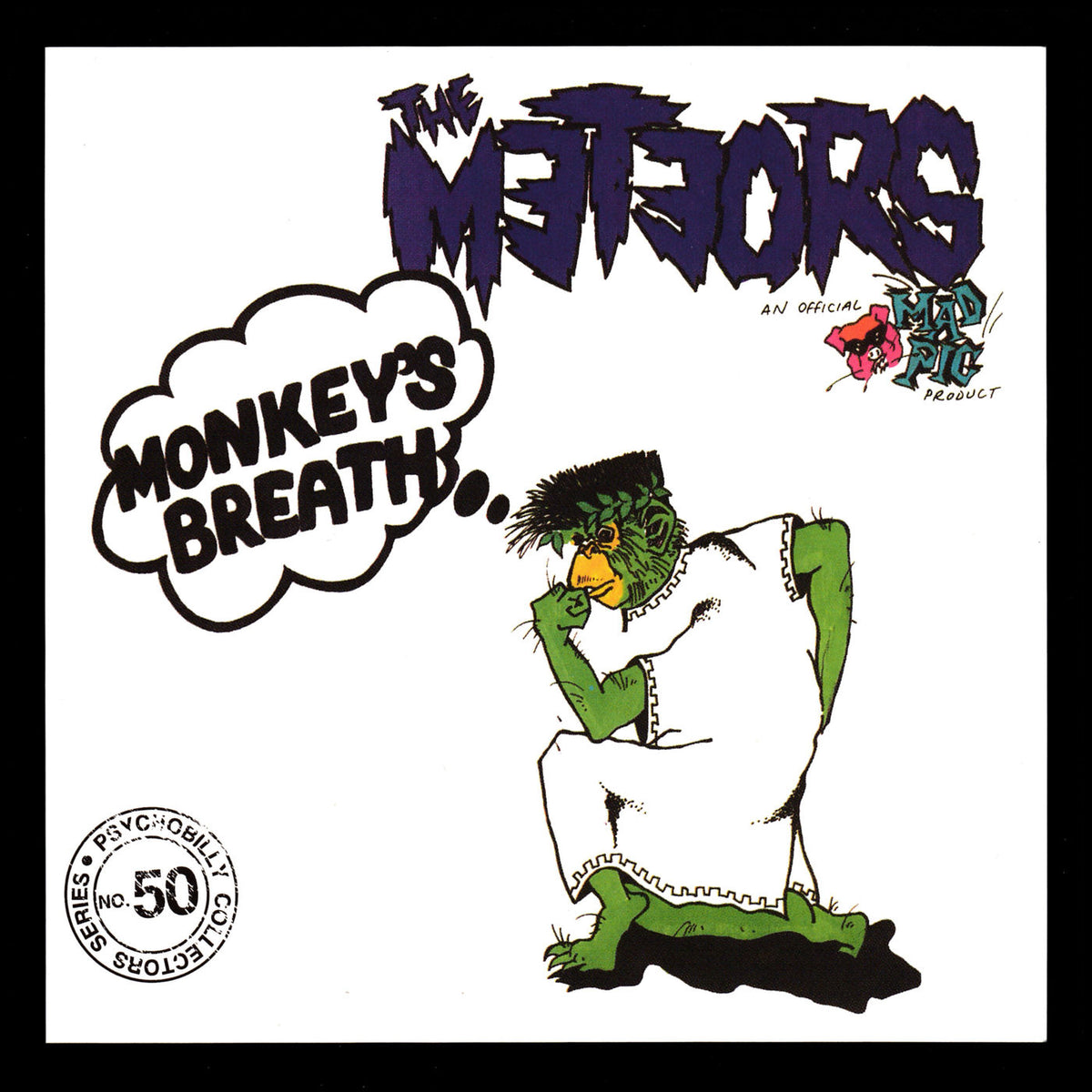 The Meteors – Monkey's Breath vinyl record cover