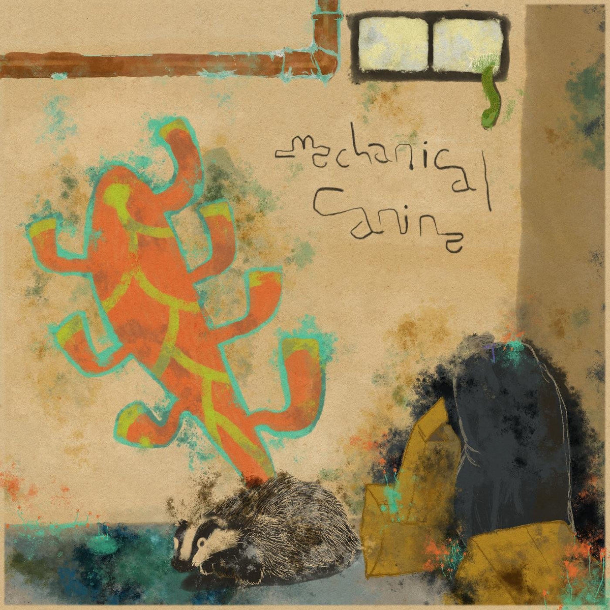 Mechanical Canine – Walls Covered In Mildew vinyl record cover
