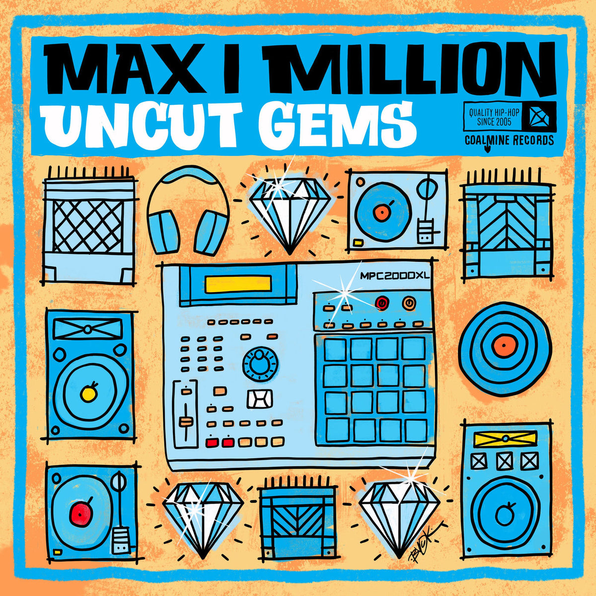 Max I Million – Uncut Gems vinyl record cover