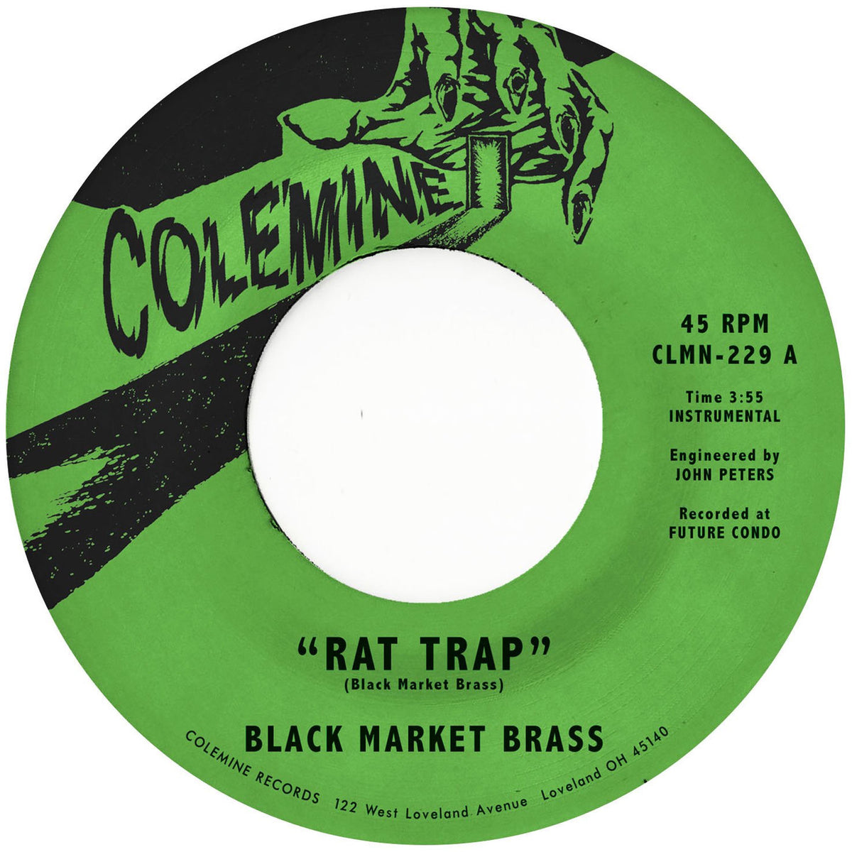 Black Market Brass – Rat Trap / Chop Bop vinyl cover