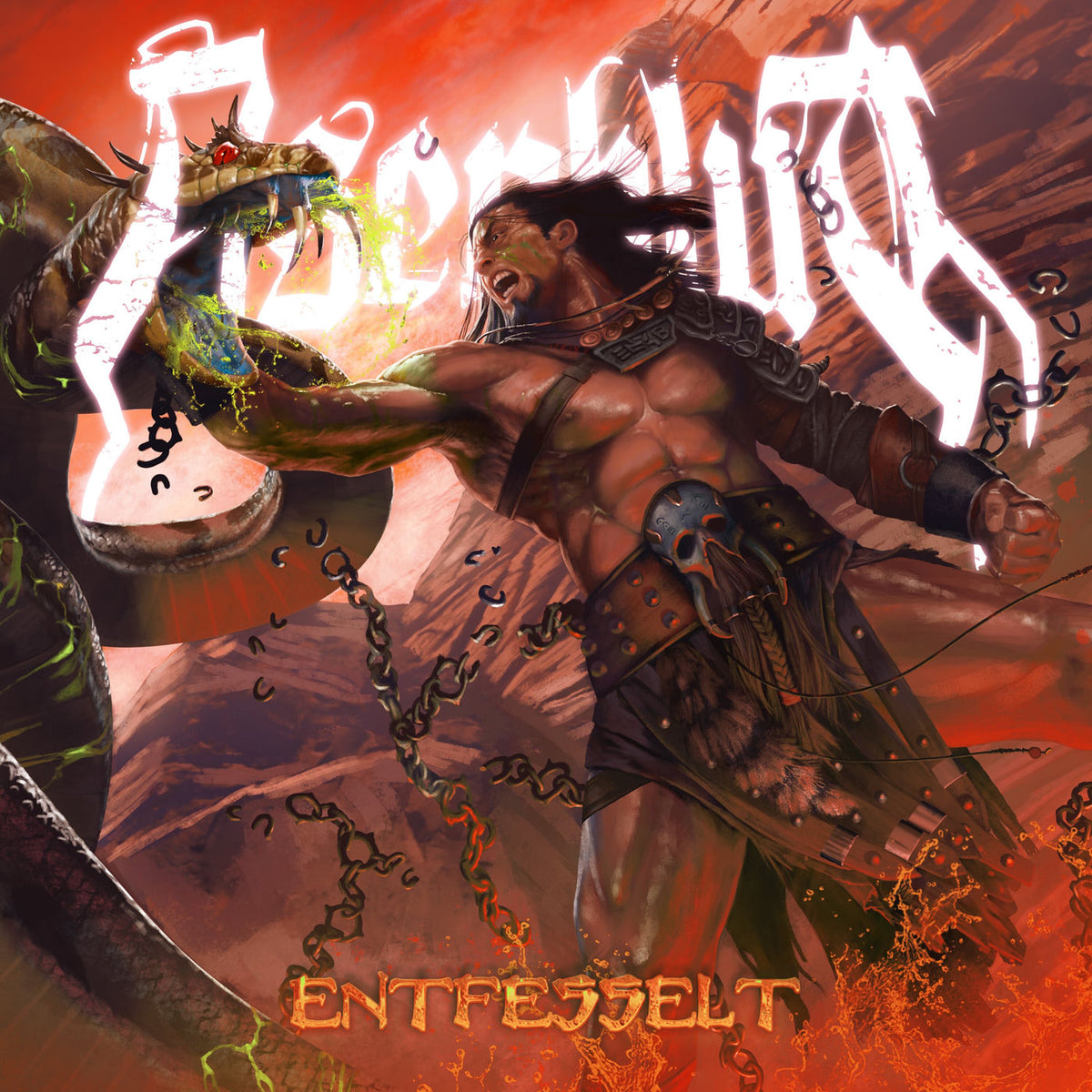 Asenblut – Entfesselt vinyl record cover