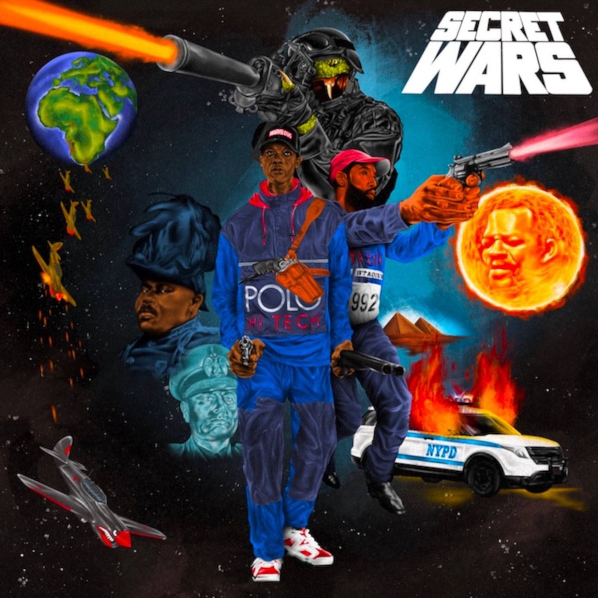 Raz Fresco – Secret Wars vinyl cover
