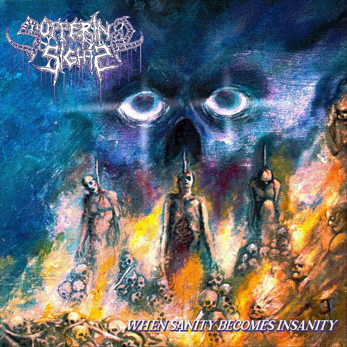 Suffering Sights – When Sanity Becomes Insanity vinyl cover