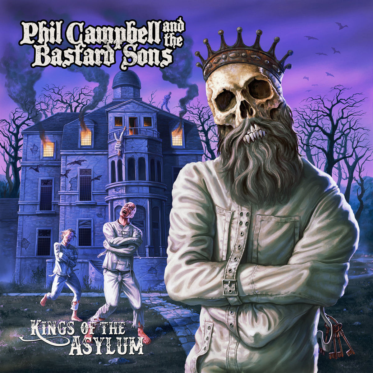 Phil Campbell and the Bastard Sons – Kings of the Asylum vinyl record cover